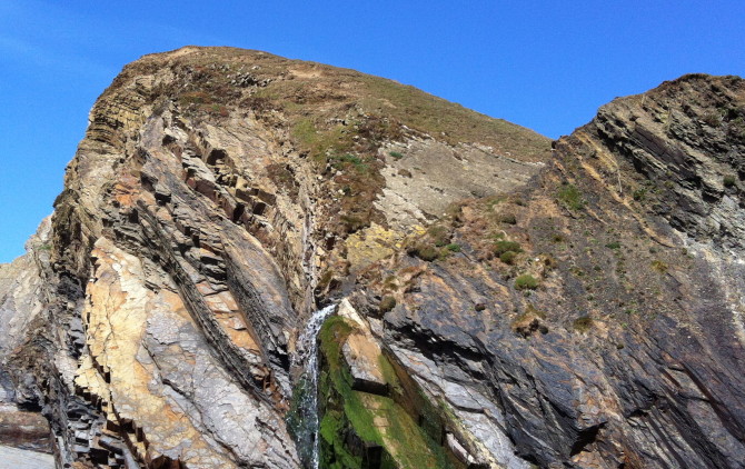 Cliffs at "Sandymouth" near Bude, 11.04.2013