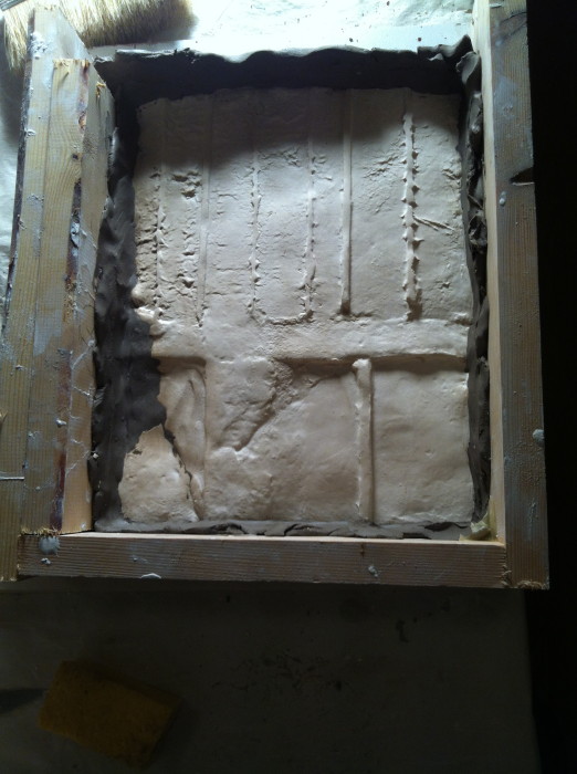 24.10.2013, casting the outer pill box wall segment, Stanton Saint Bernard