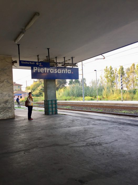leaving Pietrasanta
